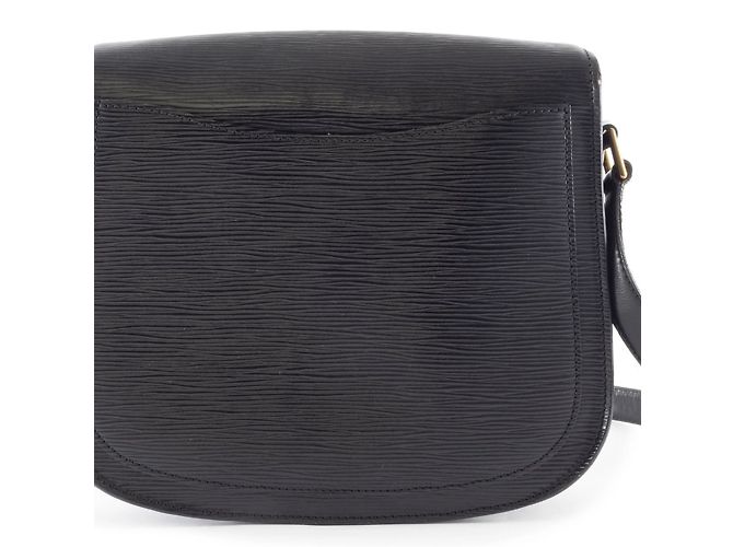 Borsa a Spalla Saint-Cloud in Pelle Epi Louis Vuitton Nero - vista 4