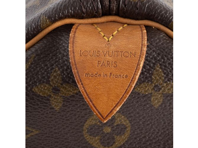 Louis Vuitton Speedy 35 Tote Bag Braun Monogramm - Ansicht 10