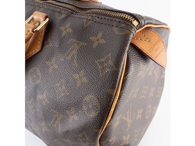 Louis Vuitton Speedy 35 Tote Bag Braun Monogramm - Ansicht 18