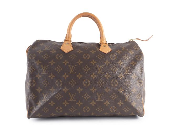 Louis Vuitton Speedy 35 Tote Bag Braun Monogramm - Ansicht 3