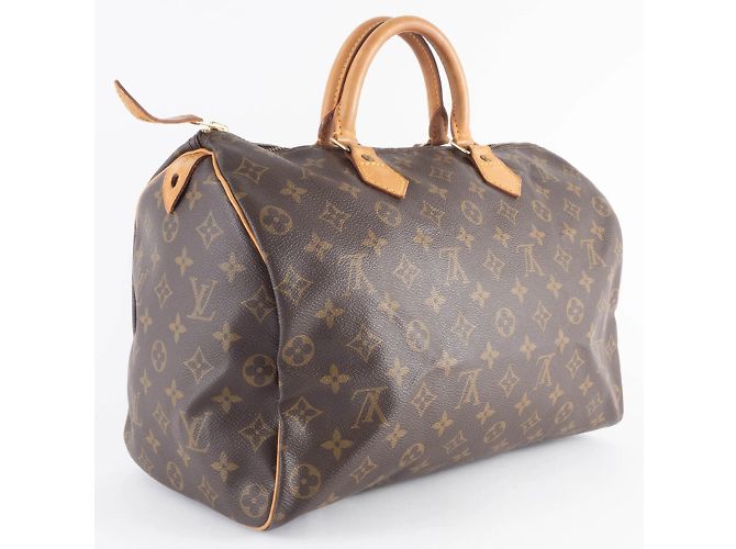 Louis Vuitton Speedy 35 Tote Bag Braun Monogramm - Ansicht 8