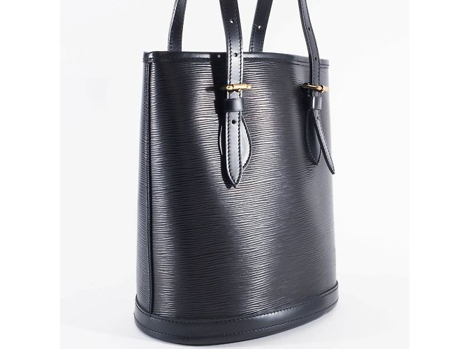 Borsa a Spalla Bucket PM Louis Vuitton in Noir Nero - vista 7