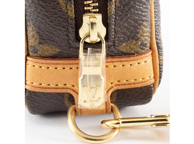 Mini Bolsa de Lona Monogram M58030 Louis Vuitton Castaño Monograma - vista 14