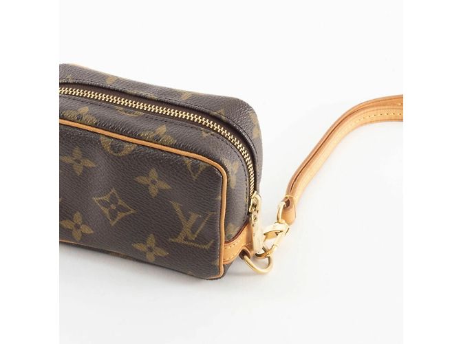 Mini Bolsa de Lona Monogram M58030 Louis Vuitton Castaño Monograma - vista 15