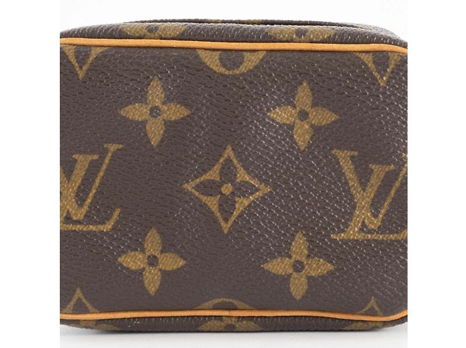 Mini Bolsa de Lona Monogram M58030 Louis Vuitton Castaño Monograma - vista 2