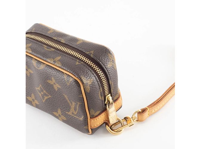 Mini Bolsa de Lona Monogram M58030 Louis Vuitton Castaño Monograma - vista 8