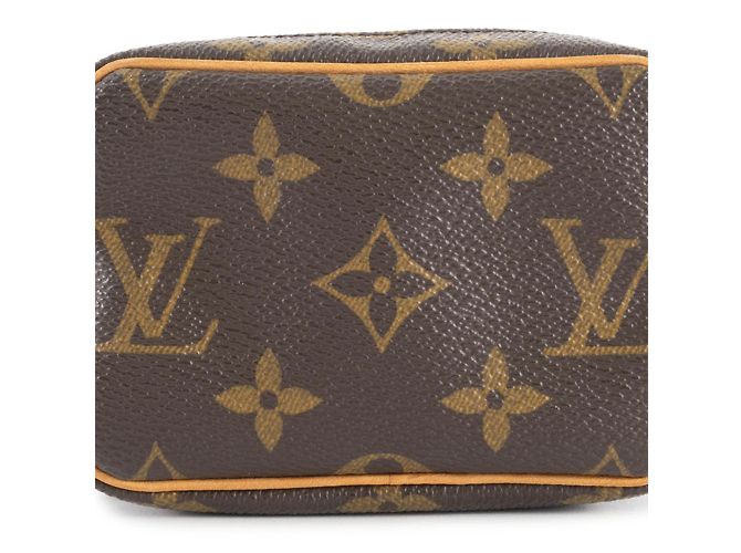 Mini Bolsa de Lona Monogram M58030 Louis Vuitton Castaño Monograma - vista 9