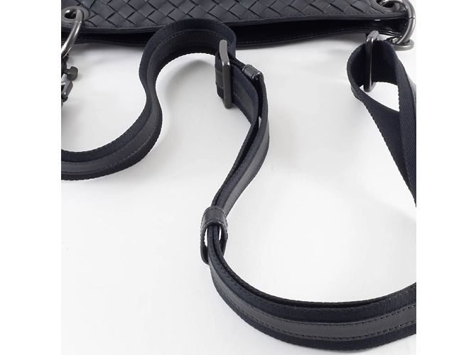 Borsa a Spalla Intrecciato Bottega Veneta Nero - vista 16