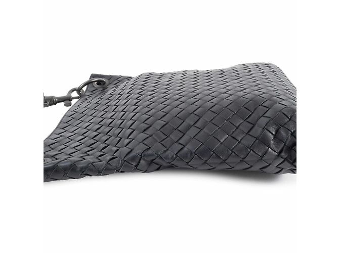 Borsa a Spalla Intrecciato Bottega Veneta Nero - vista 4