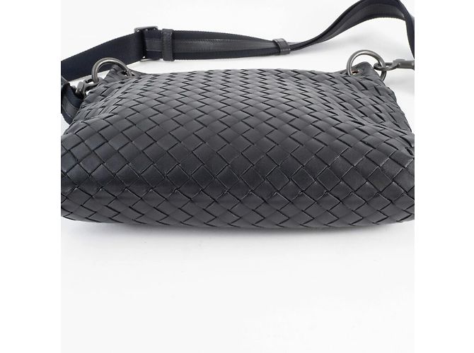Borsa a Spalla Intrecciato Bottega Veneta Nero - vista 6