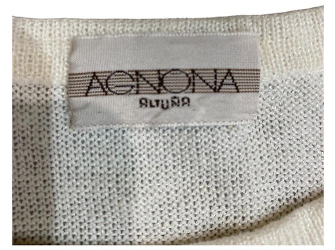 Autre Marque Top de punto de lino Agnona - vista 4