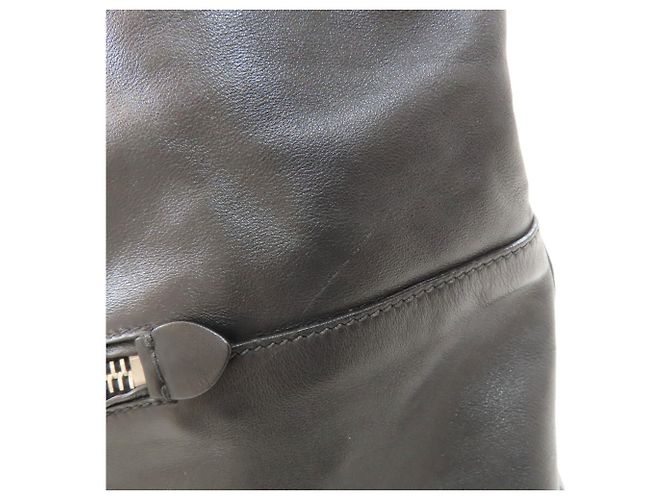 Borsa tote in pelle nera Miu Miu - vista 25