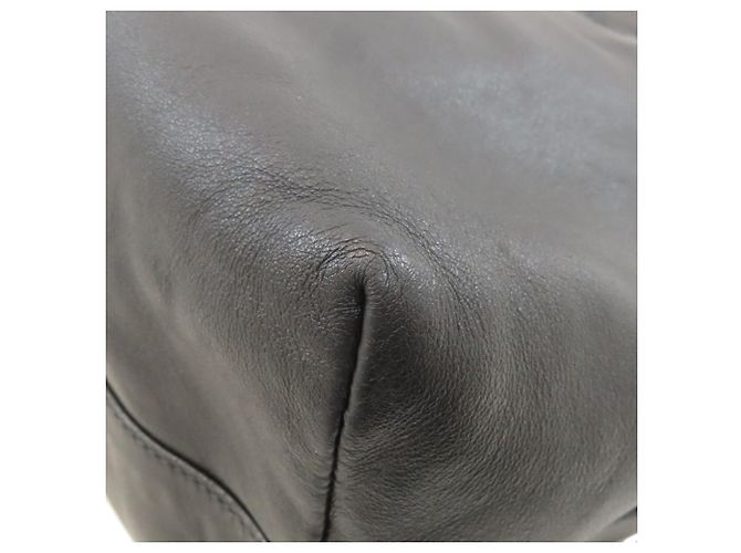 Borsa tote in pelle nera Miu Miu - vista 28