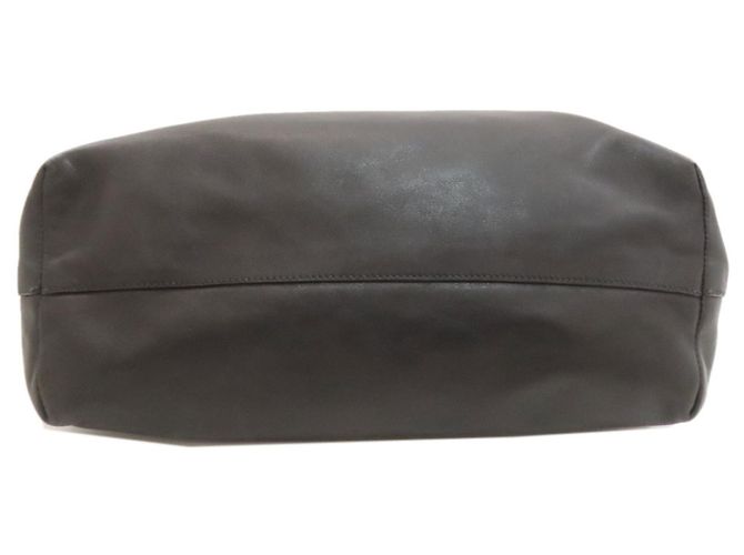 Borsa tote in pelle nera Miu Miu - vista 4
