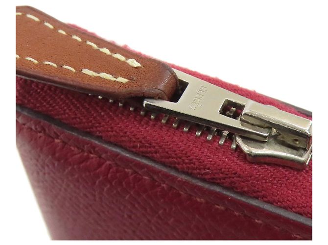 Hermès Azap Lang Wallet Rot - Ansicht 14