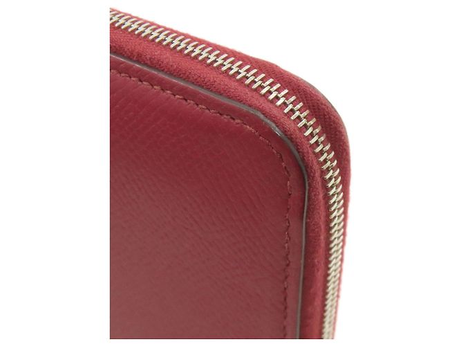 Hermès Azap Lang Wallet Rot - Ansicht 17