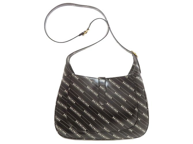Bolso de Hombro Jackie de la colaboración Gucci x Balenciaga Negro - vista 2