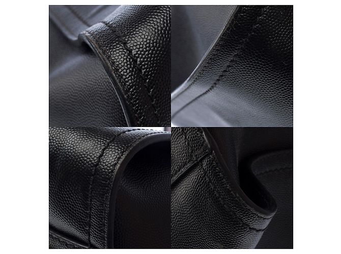 Borsa CHANEL Deauville in Pelle Nera - 103159 Nero - vista 12