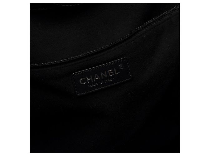 Borsa CHANEL Deauville in Pelle Nera - 103159 Nero - vista 7