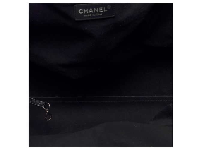 Borsa CHANEL Deauville in Pelle Nera - 103159 Nero - vista 9