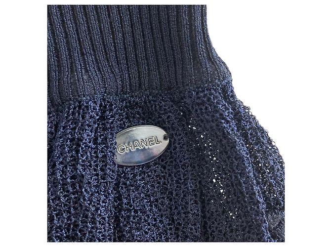 Pantalones Cortos Chanel Azul marino - vista 3
