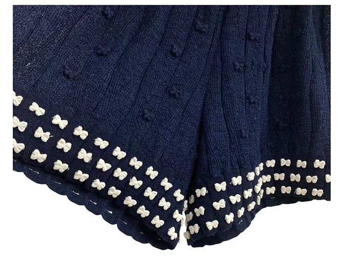 Pantalones Cortos Chanel Azul marino - vista 4
