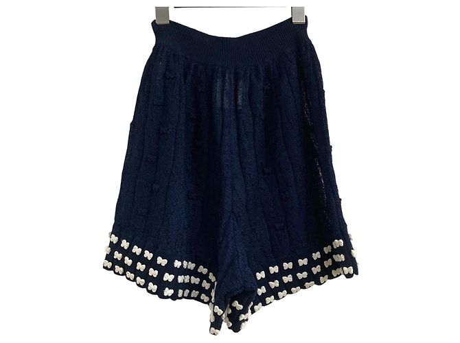 Pantalones Cortos Chanel Azul marino - vista 5