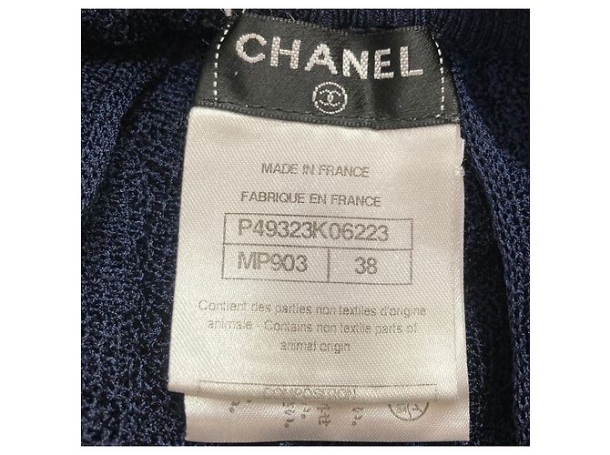 Pantalones Cortos Chanel Azul marino - vista 7
