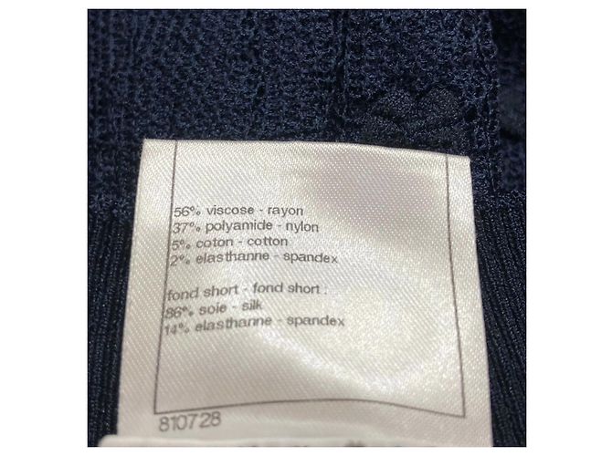 Pantalones Cortos Chanel Azul marino - vista 8