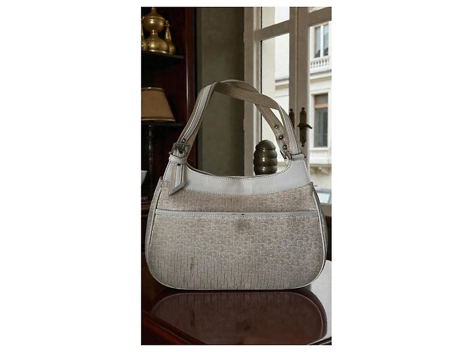 Borsa a mano Christian Dior Diorissimo Beige in tessuto - vista 3