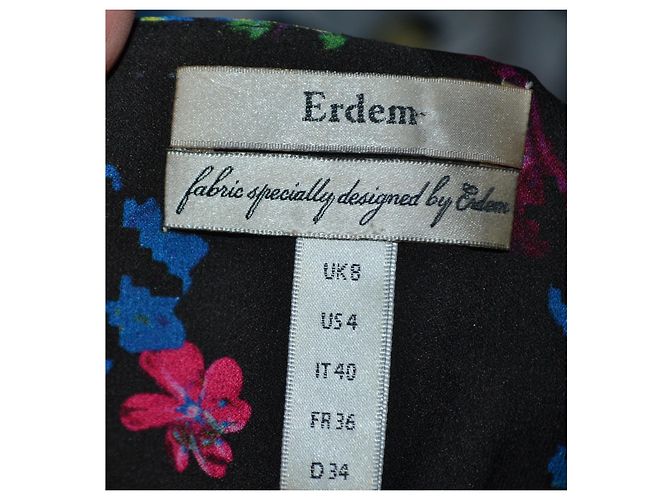 Robe en soie Erdem Taille 40 Multicolore - vue 5