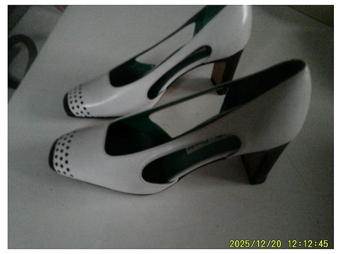 Autre Marque Décolleté Moda Di Fausto in pelle bianca 36 Bianco - vista 3