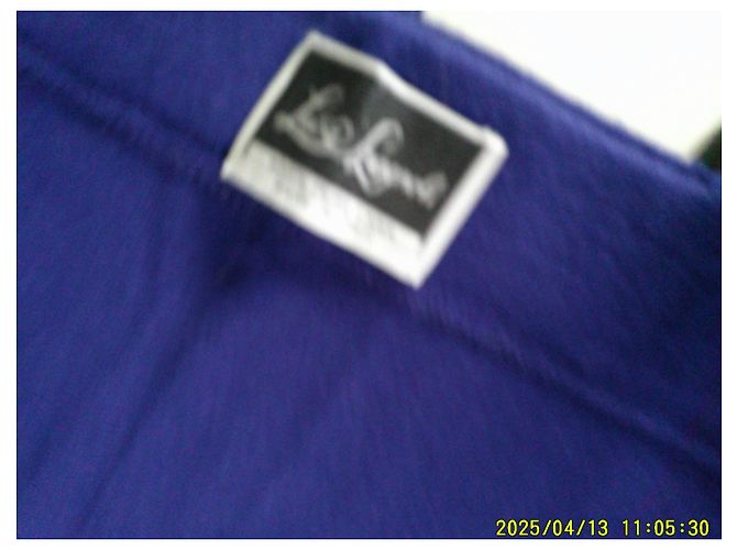 Falda de lana azul con pliegues Luisa Spagnoli Talla 38 - vista 7