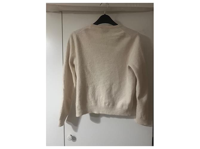 Suéter Eric Bompard de cachemira crema Crudo - vista 4