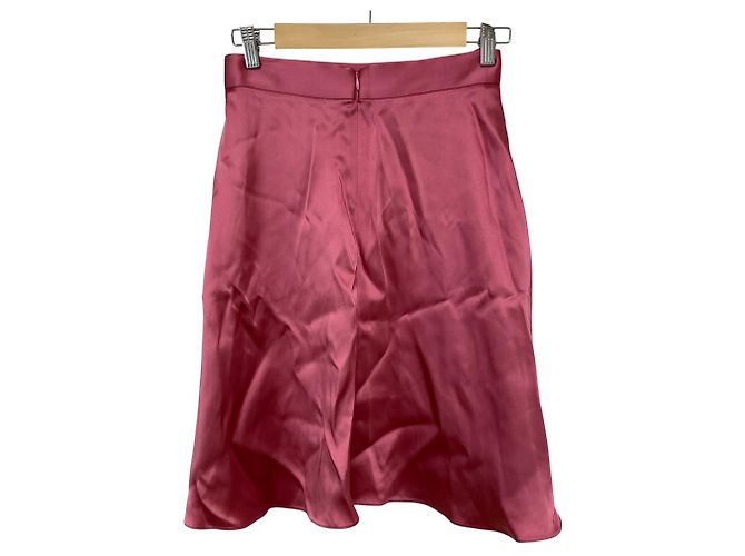 Falda de satén Emporio Armani Rosa - vista 3