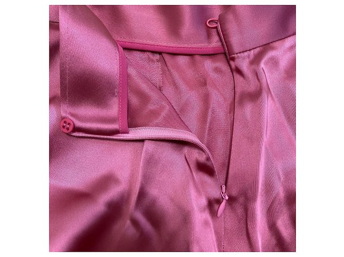 Falda de satén Emporio Armani Rosa - vista 4