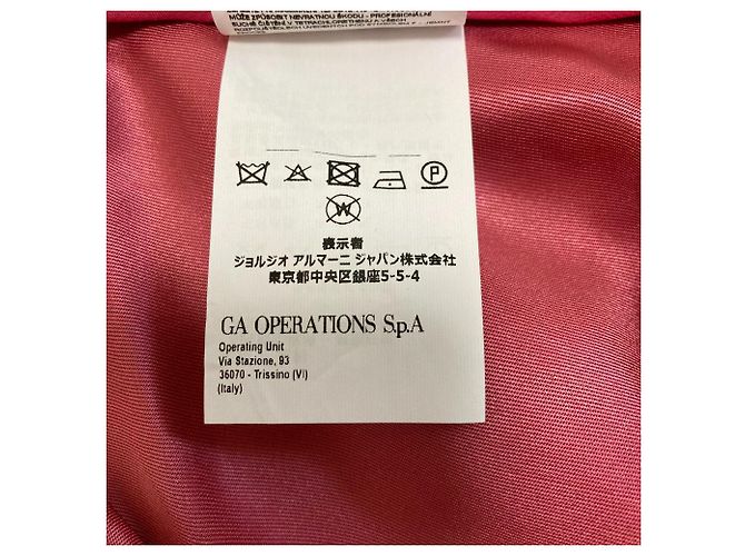 Falda de satén Emporio Armani Rosa - vista 6