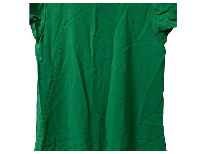 Autre Marque Vestido de rayón elástico limitado Roberto Musso DES PRES Verde - vista 2
