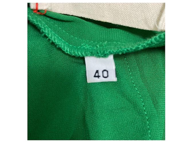 Autre Marque Vestido de rayón elástico limitado Roberto Musso DES PRES Verde - vista 5