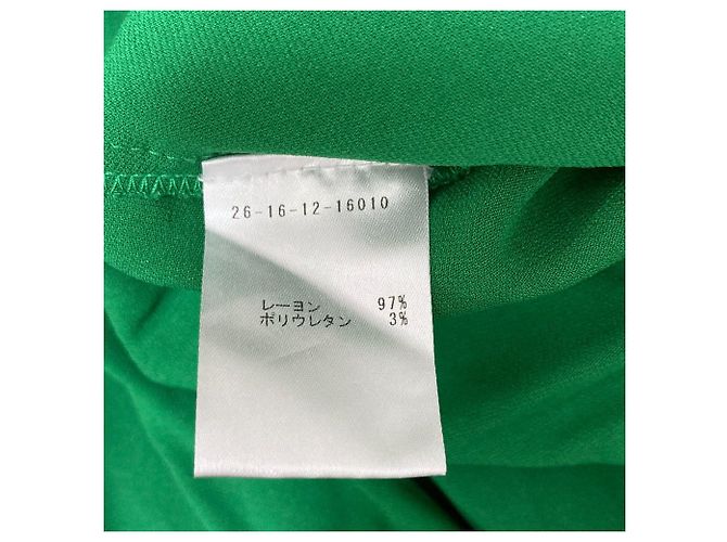 Autre Marque Vestido de rayón elástico limitado Roberto Musso DES PRES Verde - vista 7