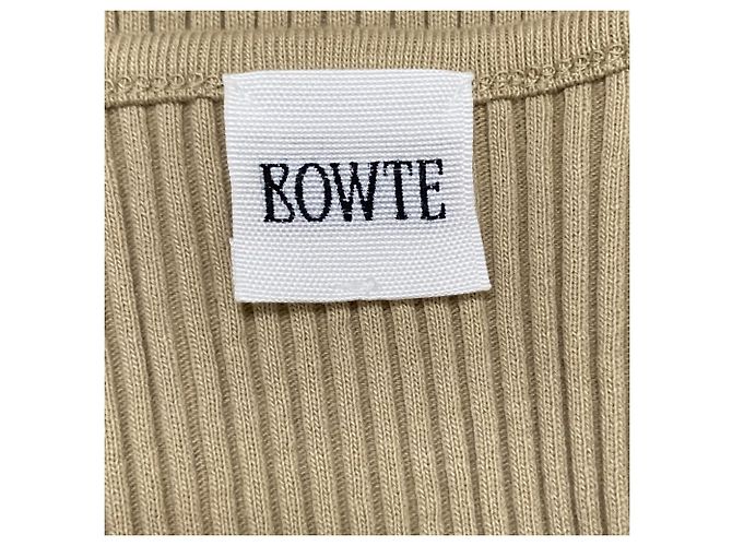 Autre Marque Débardeur Rib TEREKO BOWTE Beige - vue 4
