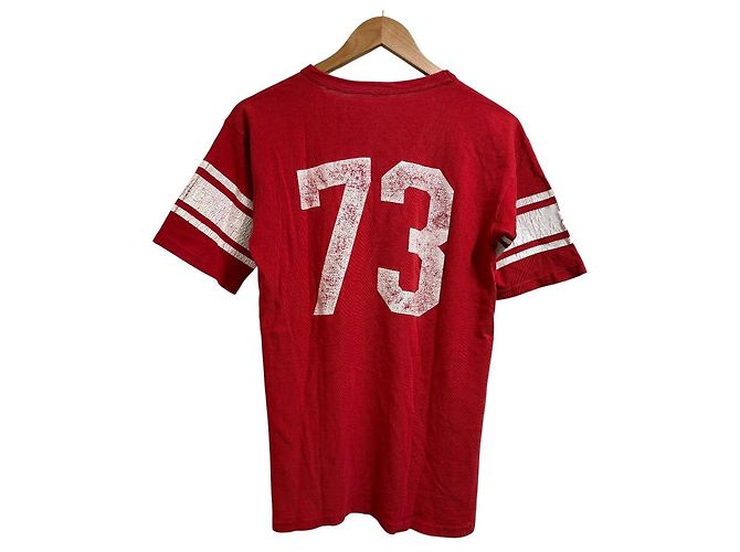 Autre Marque Camiseta de algodón estampada Champion Roja - vista 2