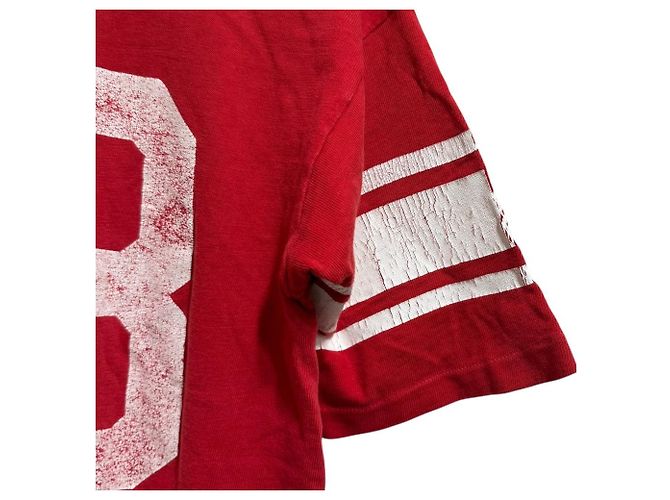Autre Marque Camiseta de algodón estampada Champion Roja - vista 3