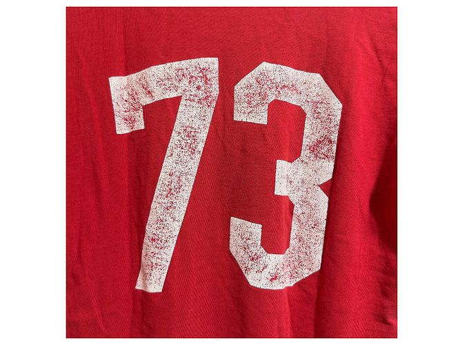 Autre Marque Camiseta de algodón estampada Champion Roja - vista 4