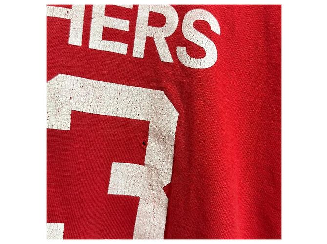 Autre Marque Camiseta de algodón estampada Champion Roja - vista 5