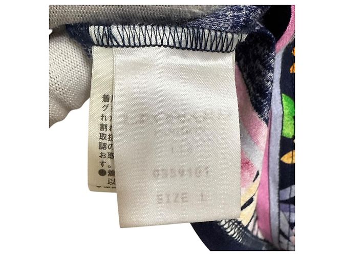 Autre Marque LEONARD FASHION Pullover mit Blumenmuster Blau Marineblau - Ansicht 5