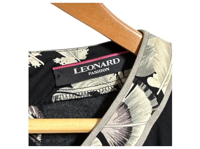 Autre Marque LEONARD FASHION CanCan Stretch Pullover Bluse Schwarz - Ansicht 4