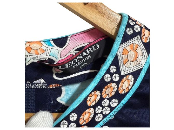 Autre Marque Jersey con estampado Bijou de LEONARD FASHION Azul Azul marino - vista 3