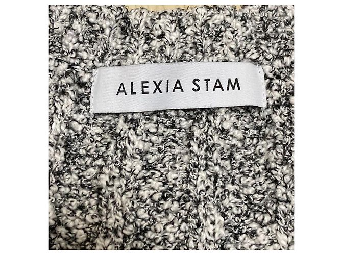 Autre Marque Chaleco de Punto ALEXIA STAM Negro Blanco - vista 4