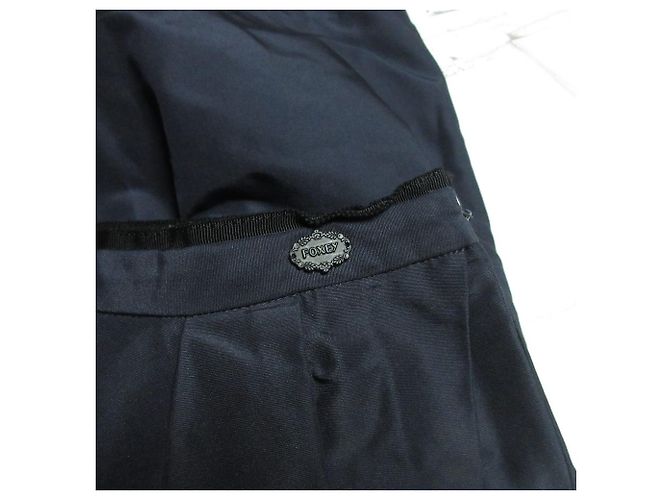 Autre Marque Falda de seda FOXEY 35377 Azul Azul marino - vista 3